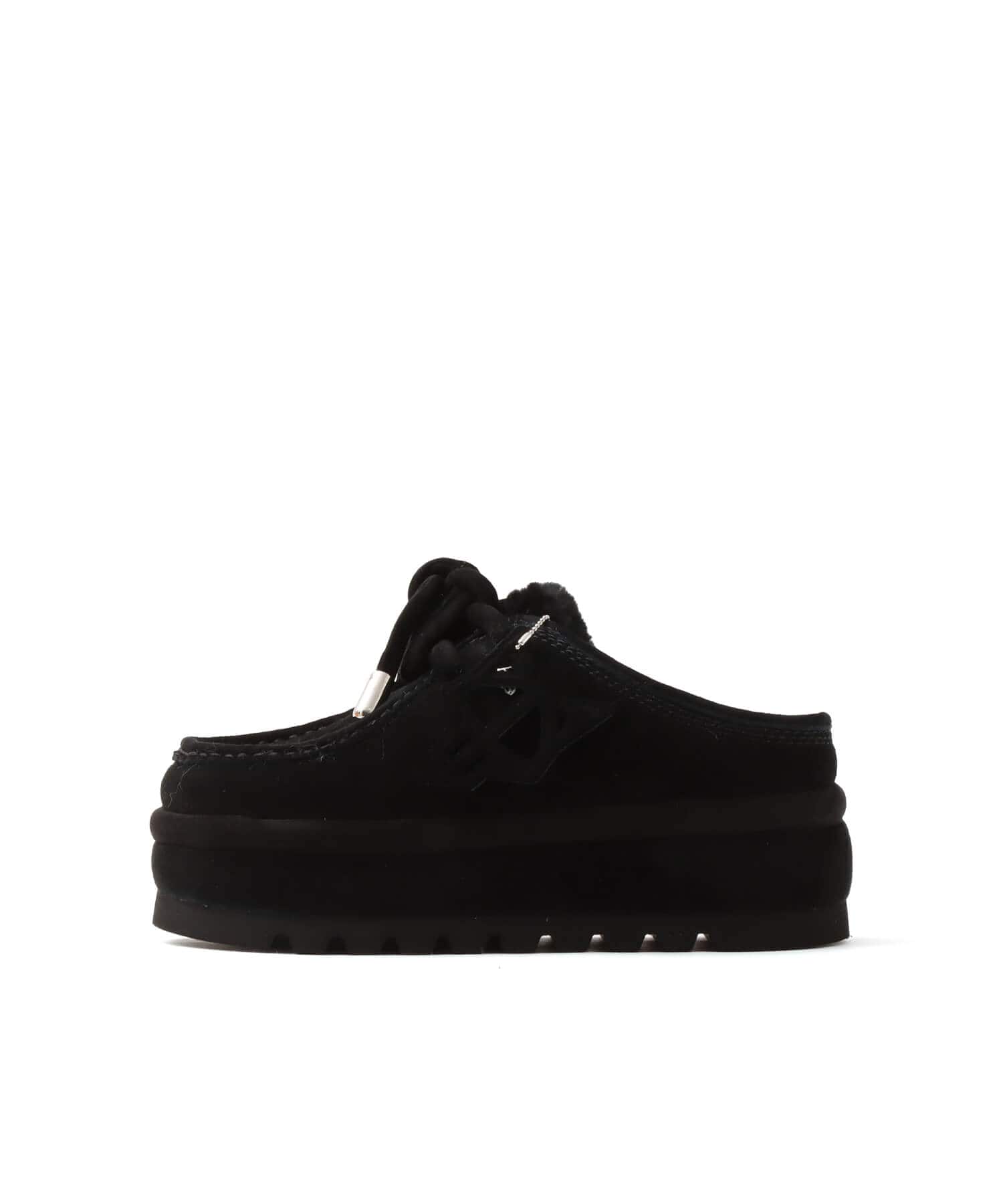 NAKED WOLFE BLIZZARD BLACK SUEDE/SHEARINGのメイン画像