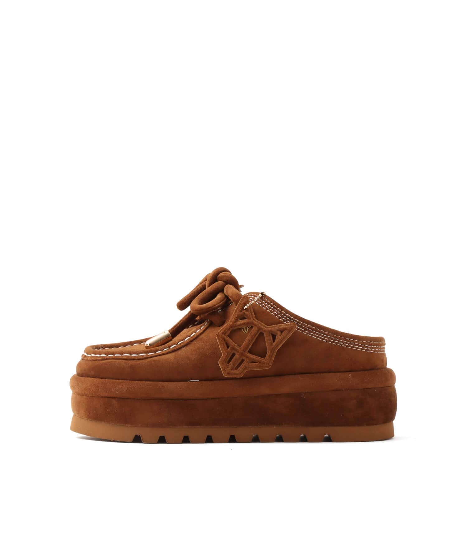 NAKED WOLFE BLIZZARD TAN SUEDE/SHEARINGのメイン画像