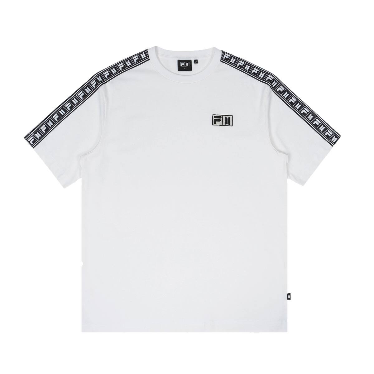 Fila X Bts Shoulder Line T Shirt White fw I