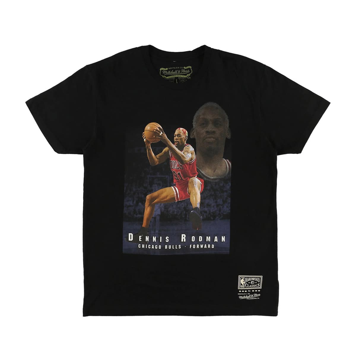 Mitchell & Ness Trading Card Tee - Dennis Rodman BLACK 23SS-S