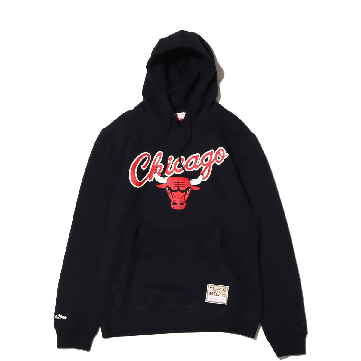 Mitchell & Ness NBA Off White Hoody Bulls BLACK 22FW-Iのメイン画像