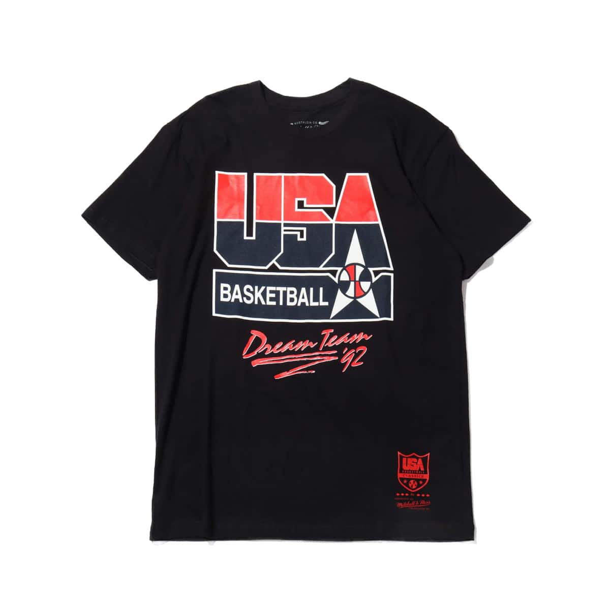 Mitchell & Ness 1992 USA DREAM TEAM BASKETBALL TEE BLACK 19FW-I