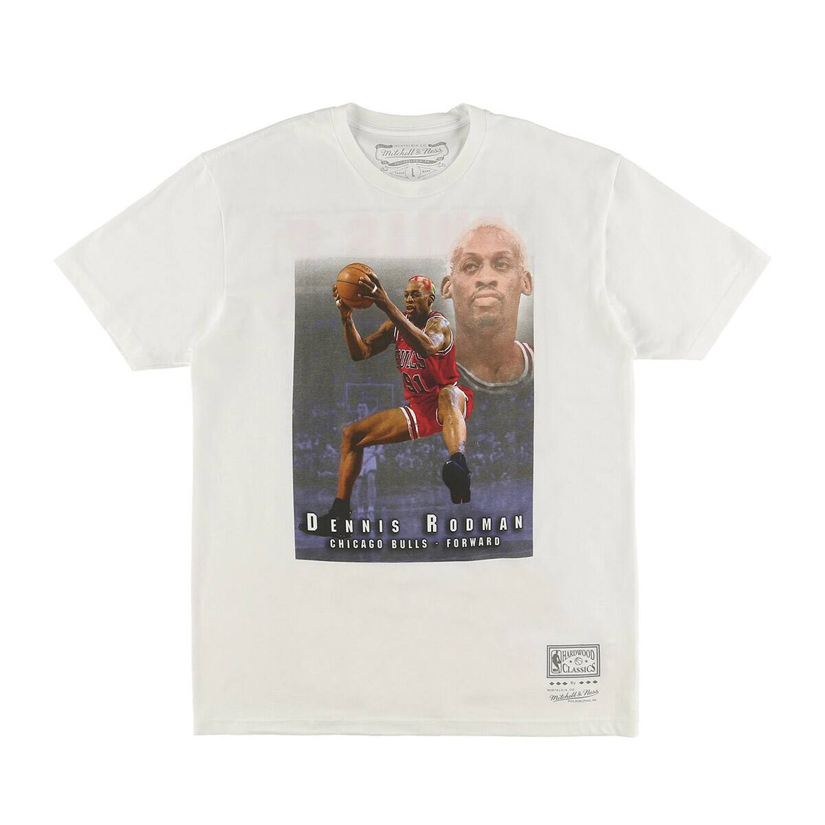 Mitchell & Ness Trdg Card T Bulls D.Rodman WHITE 23SS-Sのメイン画像