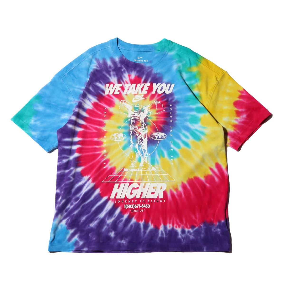 NIKE AS M NSW TEE TYE-DYE OVRSZ WHITE/MULTI COLOR 19SU-I_photo_large