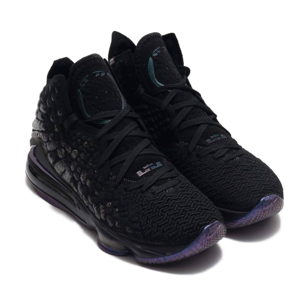 NIKE LEBRON XVII BLACK/BLACK 19HO-S_photo_large