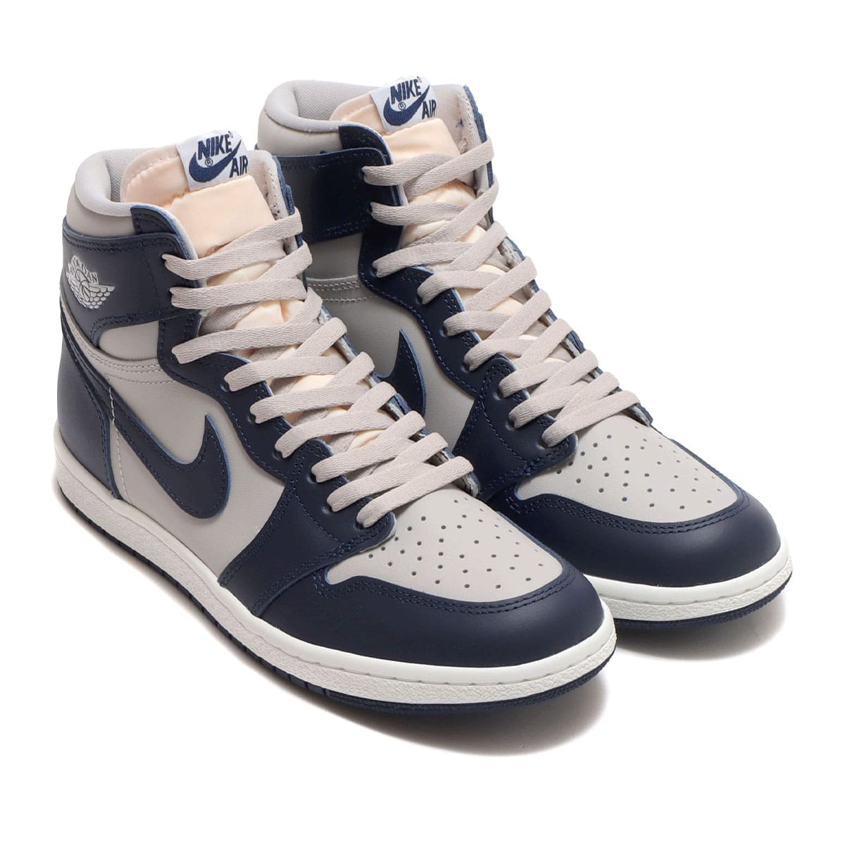 JORDAN BRAND AIR JORDAN 1 HI 85 COLLEGE NAVY/SUMMIT WHITE-TECH ...