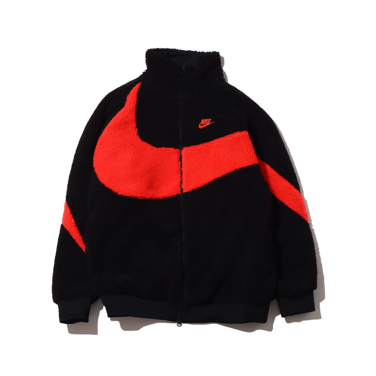 Nike BQ6546-011 SWOOSH FULL ZIP JACKET BOA FLEECE JACKET サイズ2XL ...