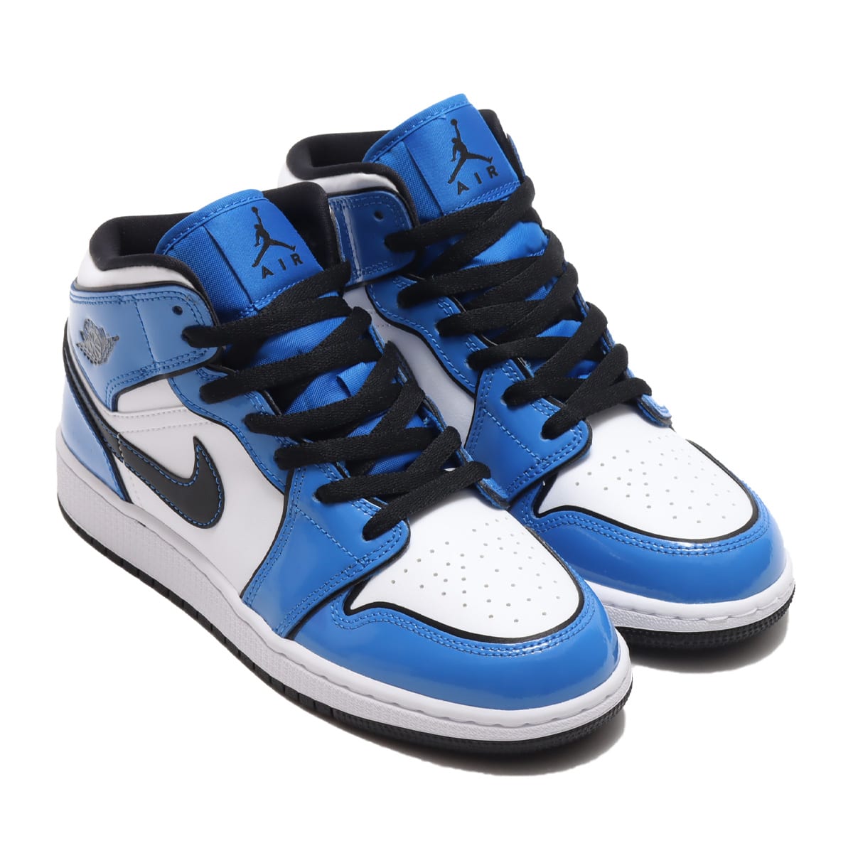 7994円 24cm即日発送可能JORDAN BRAND AIR JORDAN 1 MID SE (GS) SIGNAL BLUE/BLACK-WHITE 21SP-I