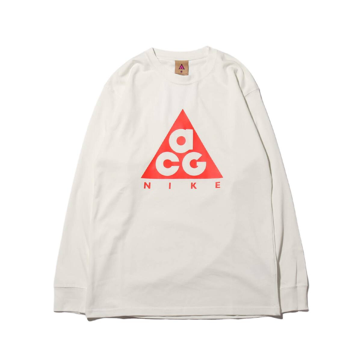 NIKE AS M NRG ACG LS TEE LOGO SUMMIT WHITE/HABANERO RED 20SP-S_photo_large