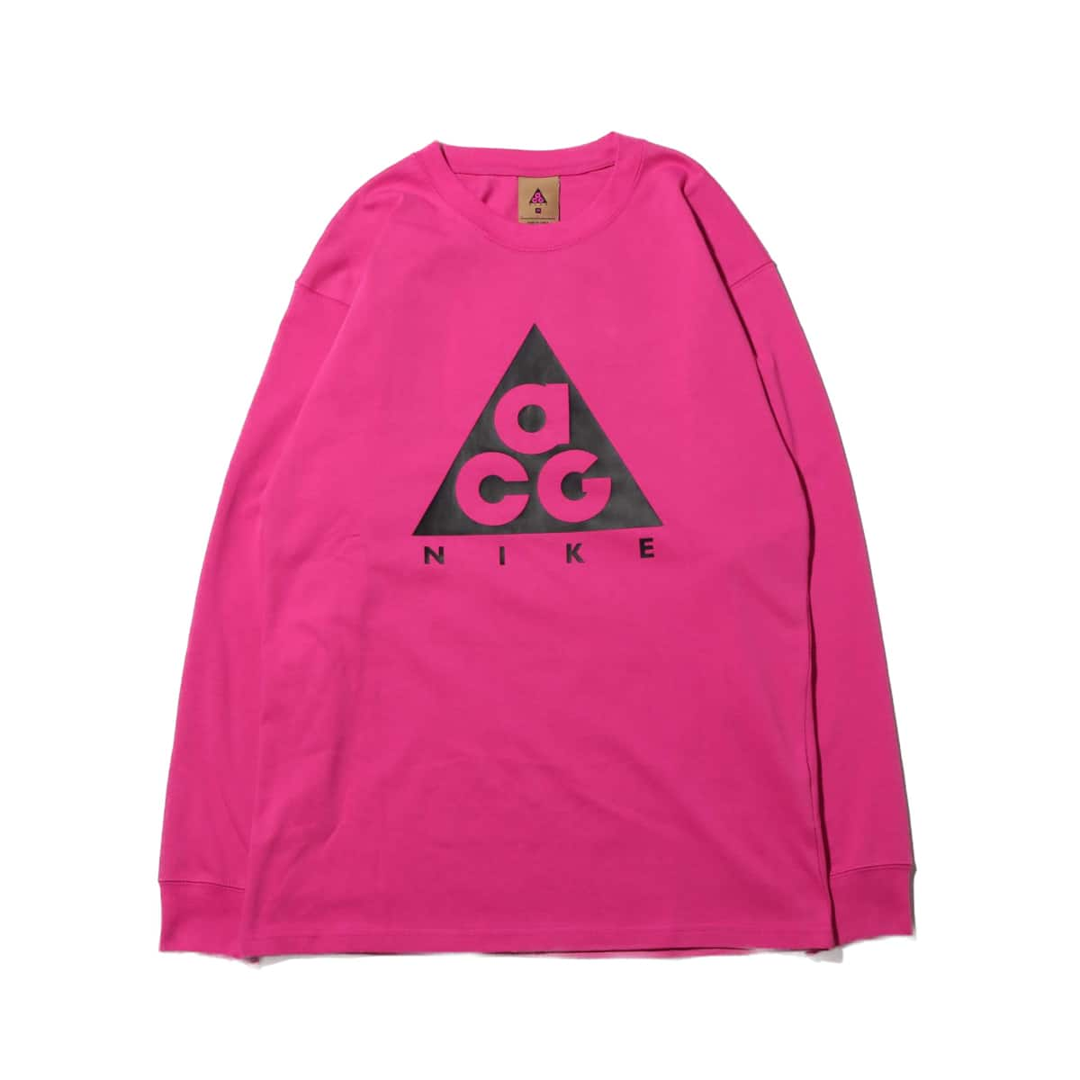 Nike As M Nrg Acg Ls Tee Logo Active Fuchsia Black sp S