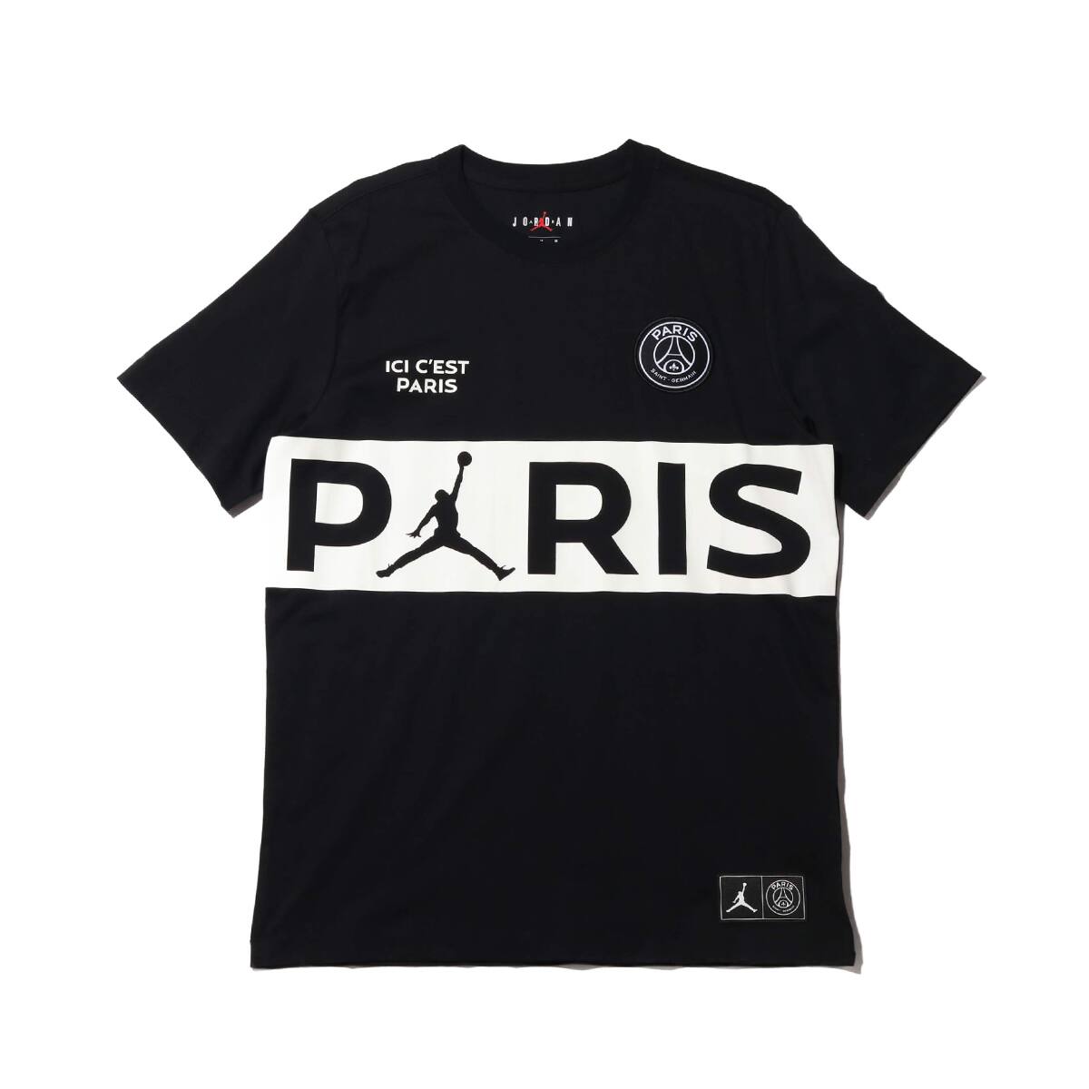 NIKE AS M J PSG SS WORDMARK TEE BLACK/WHITE 20SP-S_photo_large