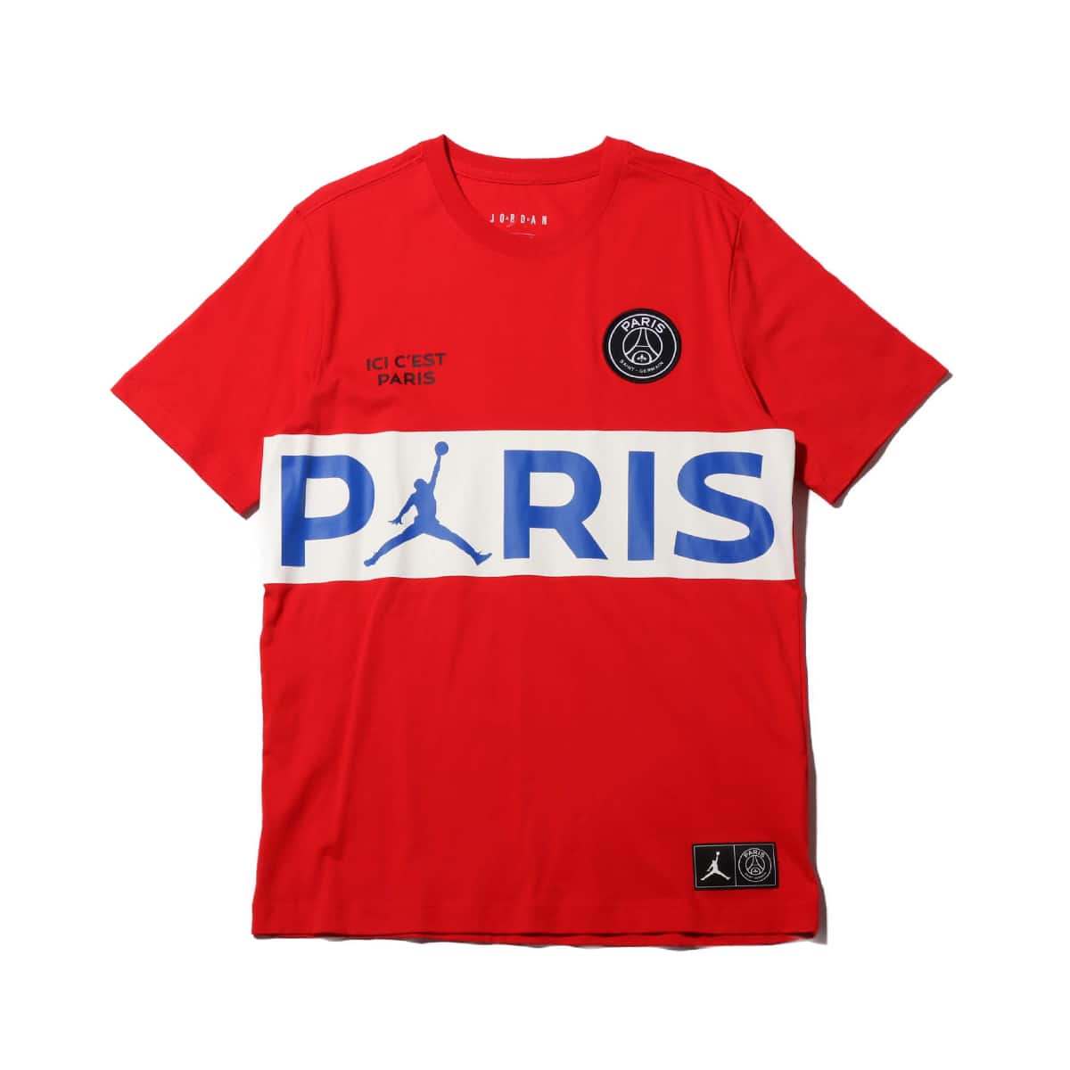 JORDAN BRAND AS M J PSG SS WORDMARK TEE UNIVERSITY RED 20SP-S_photo_large