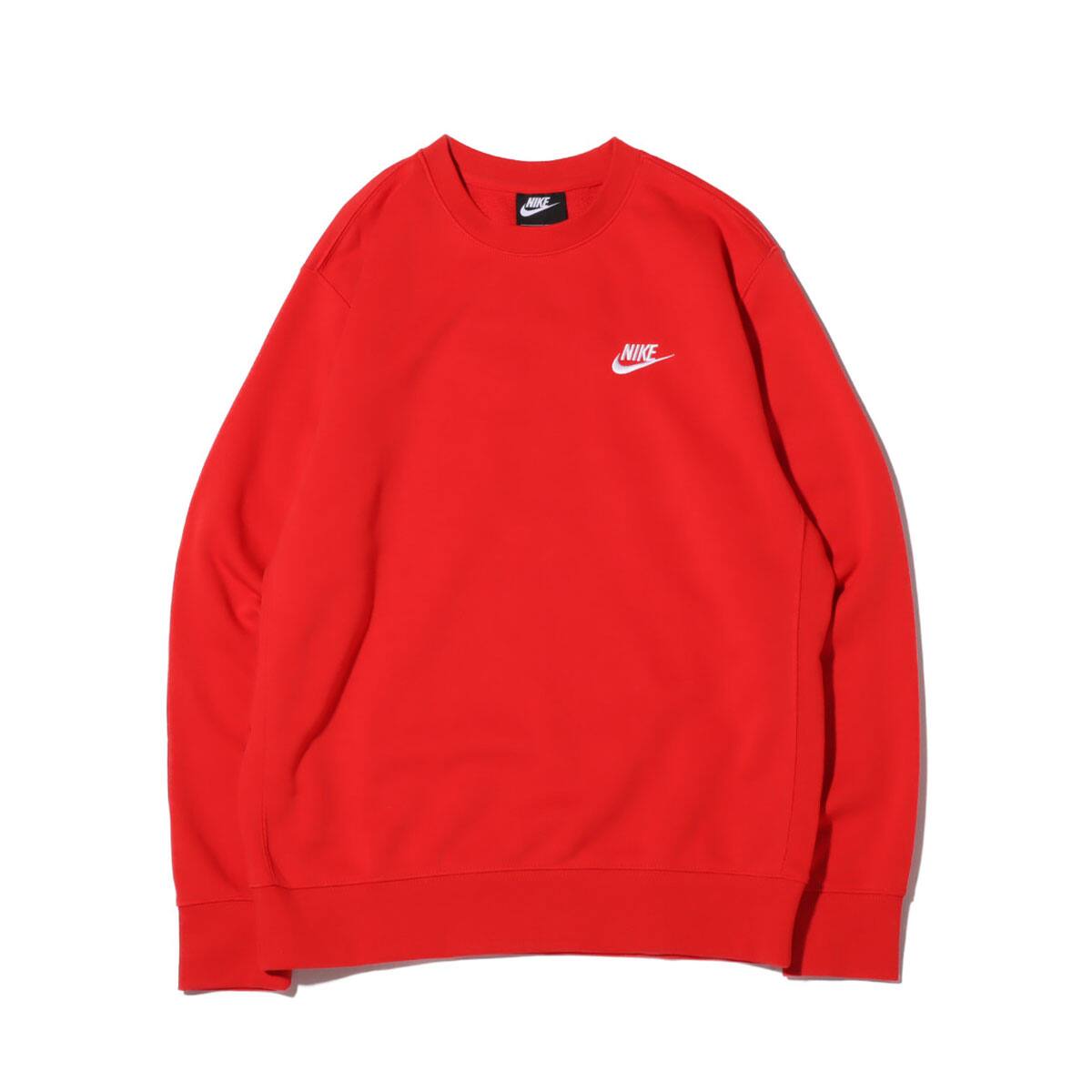 NIKE AS M NSW CLUB CRW FT UNIVERSITY RED/WHITE 21SP-I_photo_large
