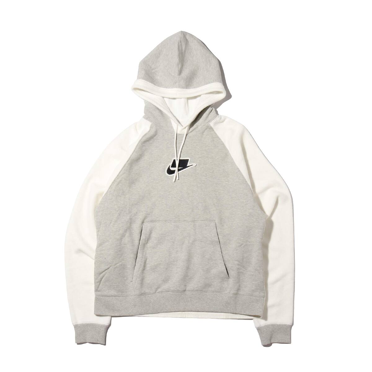 NIKE AS M NSW NSP HOODIE PO FLC GREY HEATHER/SAIL/BLACK 19HO-S_photo_large