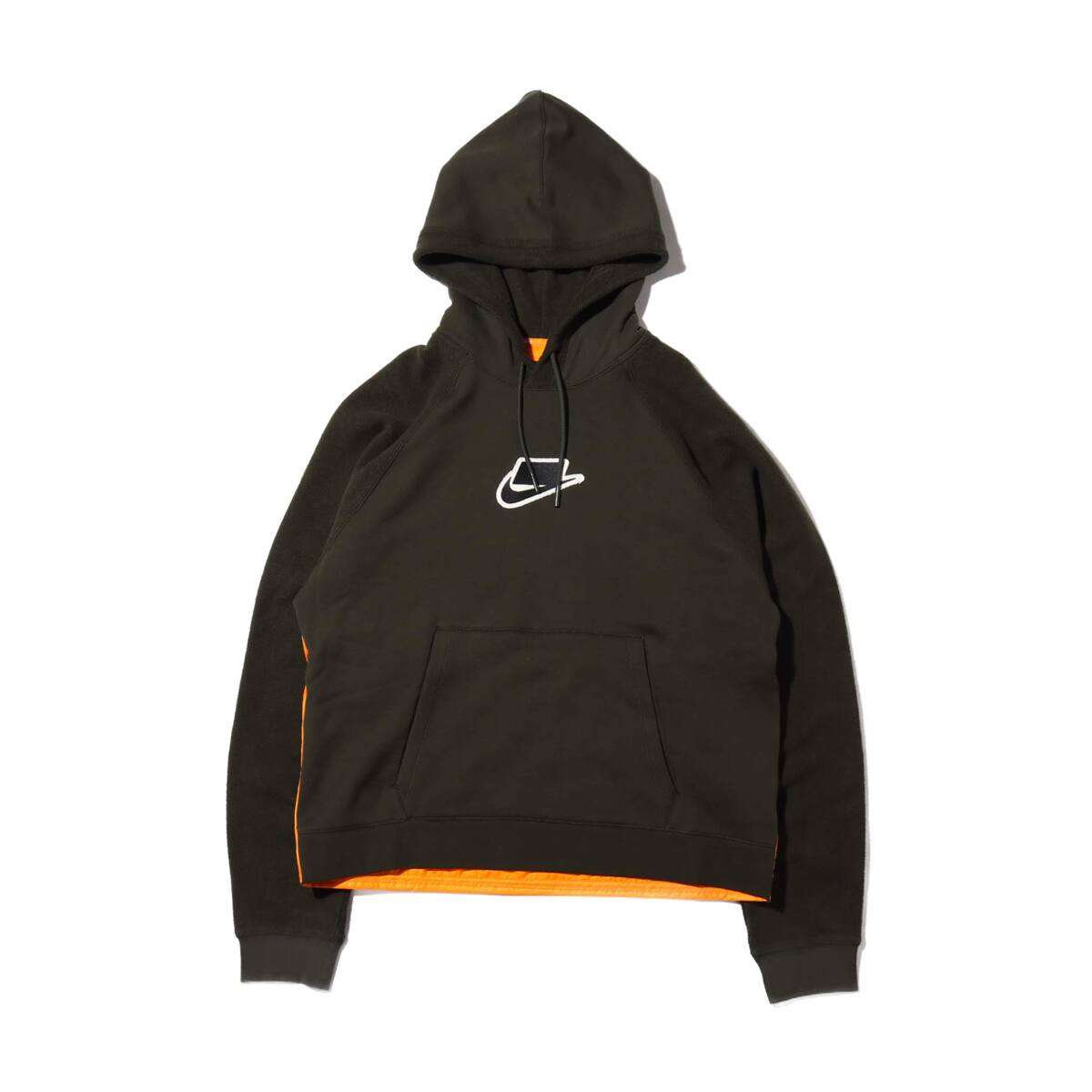 NIKE AS M NSW NSP HOODIE PO FLC SEQUOIA/KUMQUAT/BLACK 19HO-S_photo_large