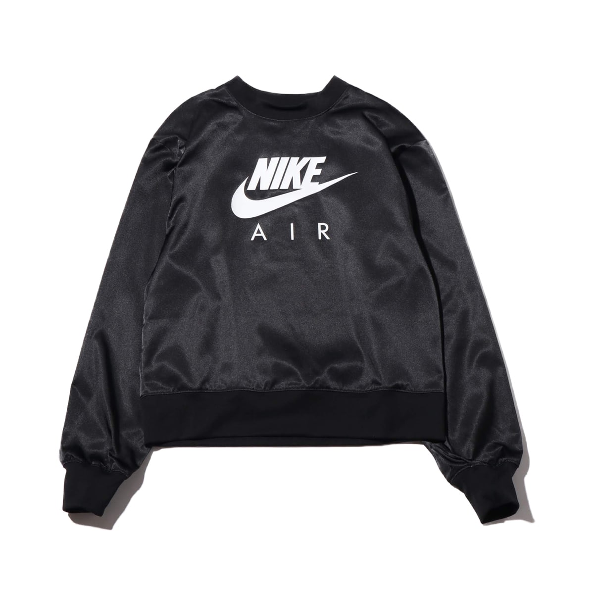 NIKE AS W NSW AIR CREW SATIN BLACK/WHITE 19HO-I_photo_large