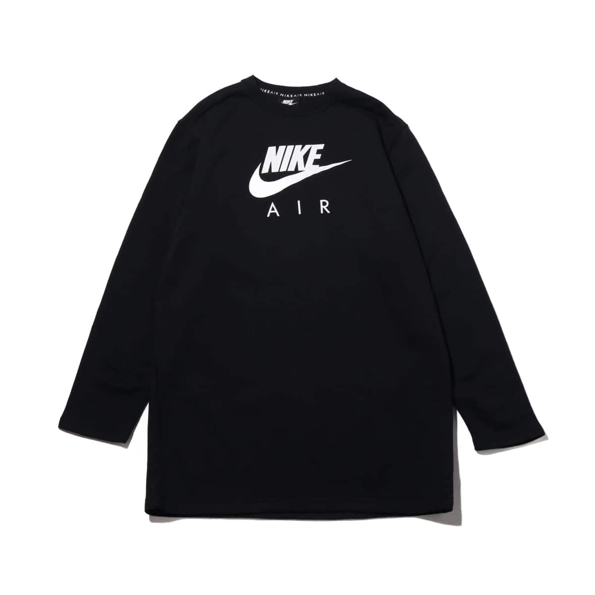 nike w nsw air crew dress bb flc