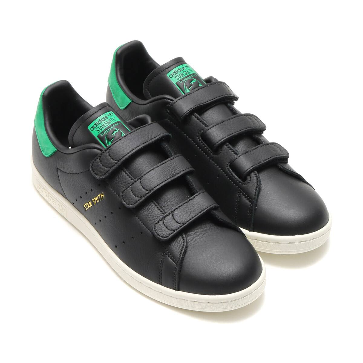 adidas stan smith black and green