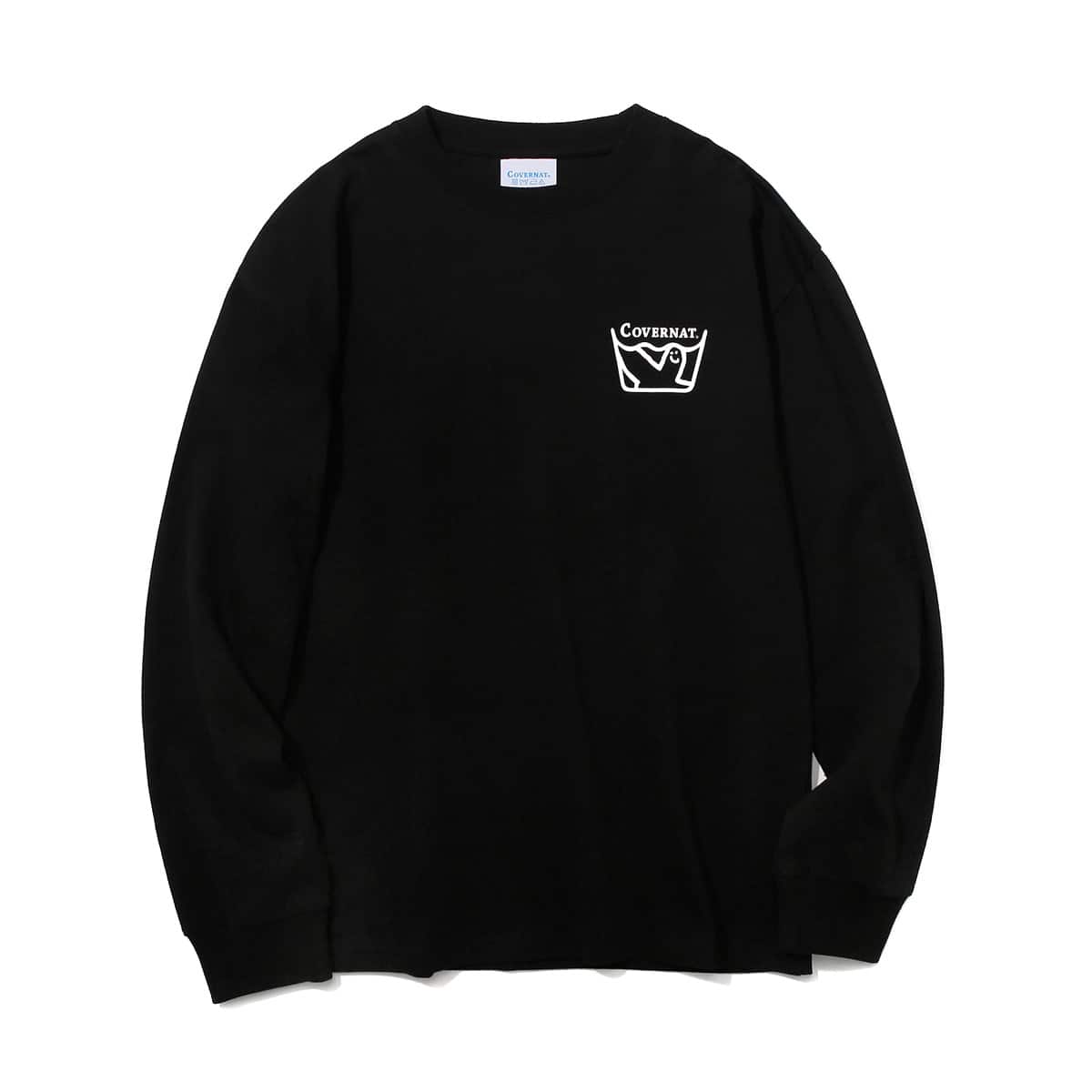 COVERNAT x MARKGONZALES LAUNDRY L/S TEE BLACK 20SP-I_photo_large