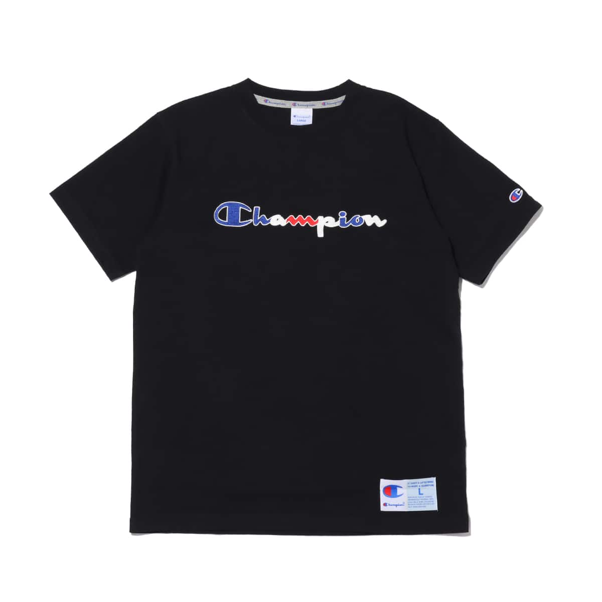 Champion S/S T-SHIRT BLACK 20FW-Iのメイン画像