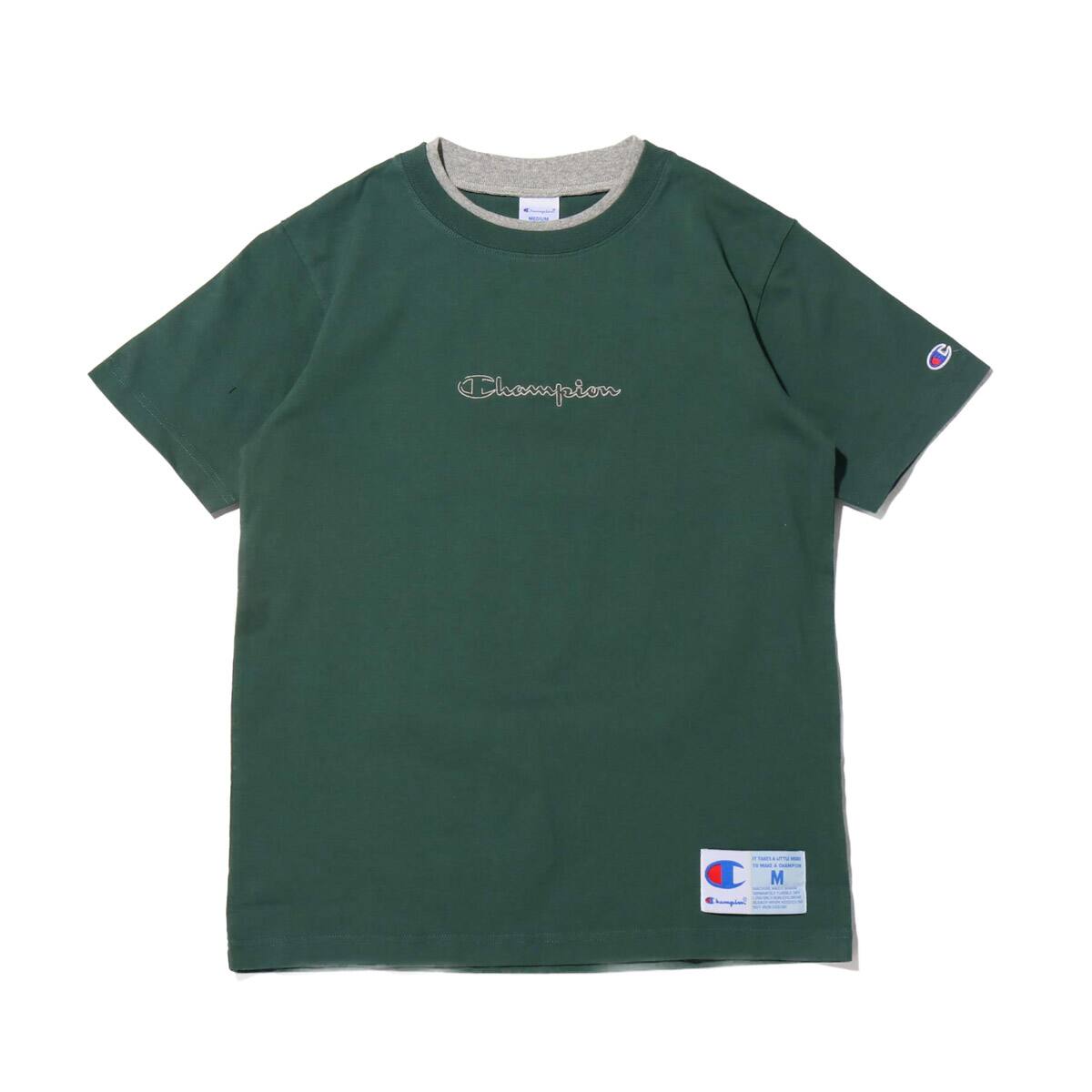 Champion T-SHIRT DARK GREEN 20SS-Iのメイン画像