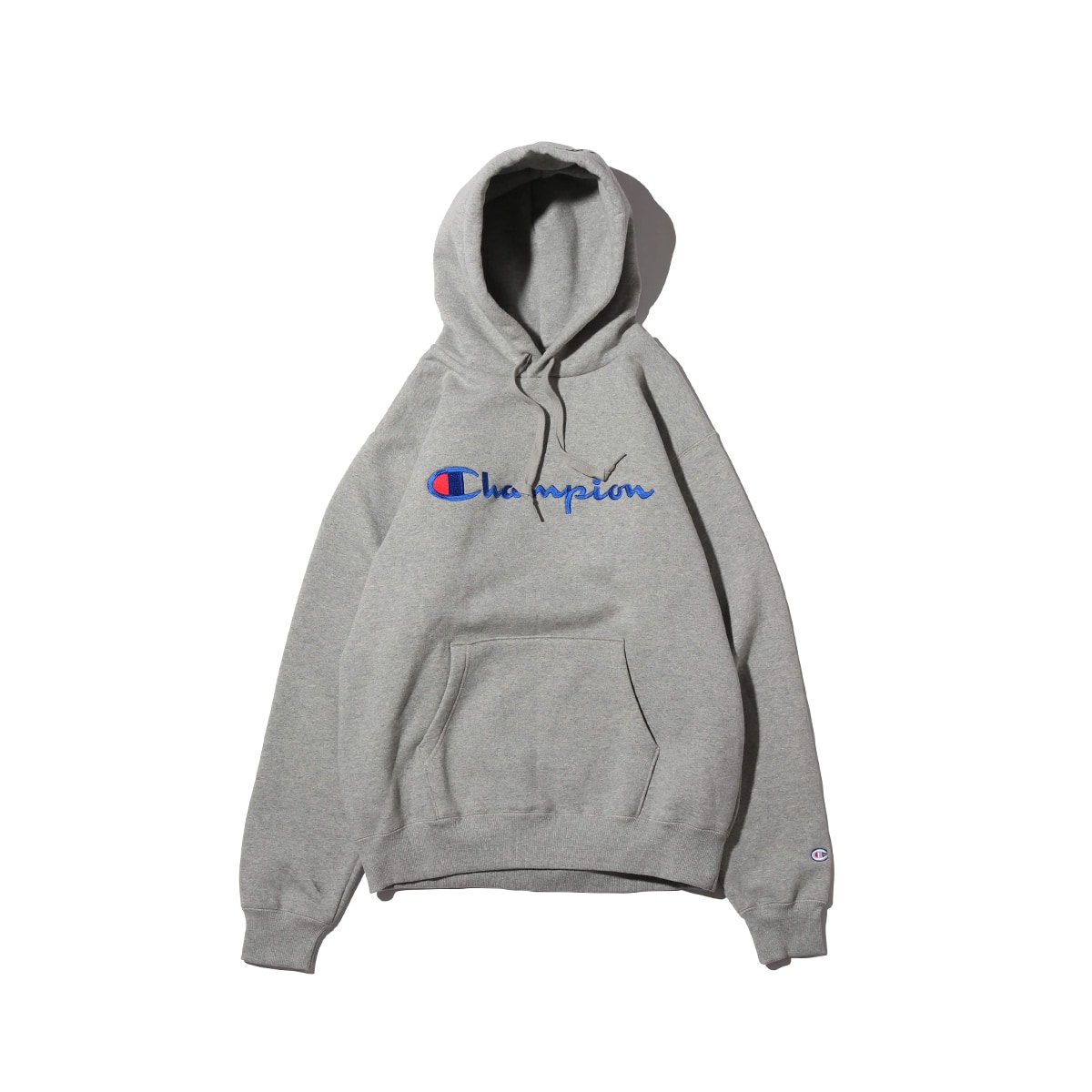 Champion × ATMOS LAB P/O HOODED SWEATSHIRT オックスフォードグレー 18FW-I_photo_large