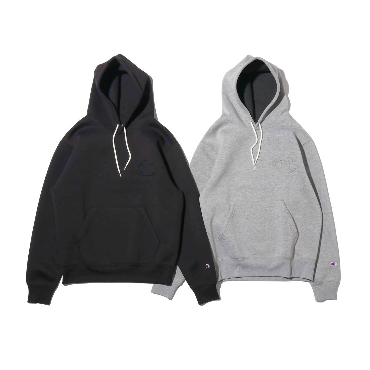 Champion × ATMOS LAB WRAP-AIR P/O HOODED SWEAT オックスフォードグレー 18FW-I_photo_large