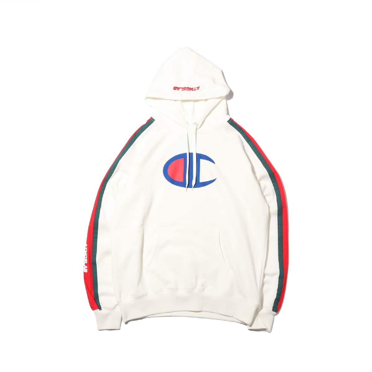 Champion × ATMOS LAB P/O HOODED SWEATSHIRT ホワイト 19SP-S_photo_large