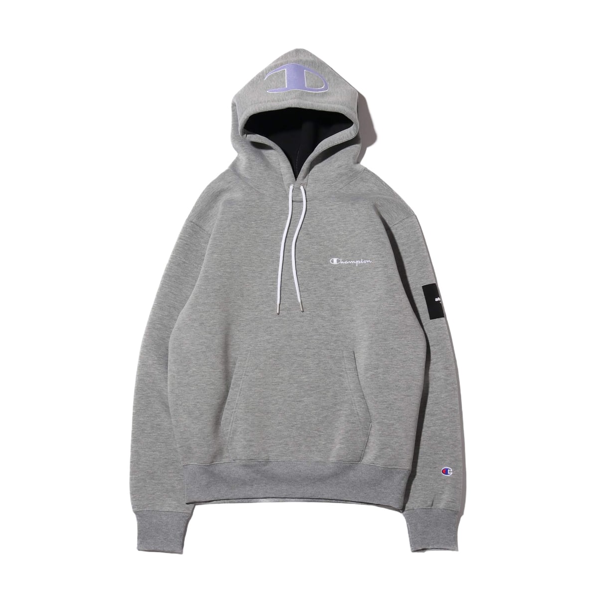 Champion x ATMOS LAB WRAP AIR PULLOVER HOODED SWEATSHIRT オックスフォードグレー 19FW-S_photo_large