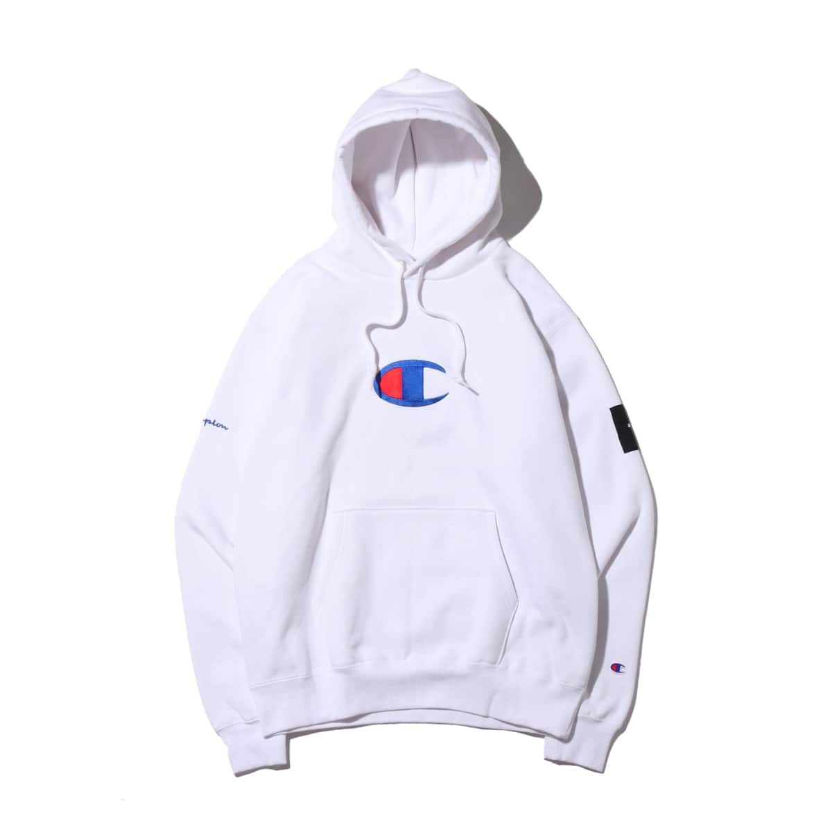 Champion x ATMOS LAB P/O HOODED SWEATSHIRT ホワイト 19FW-S_photo_large