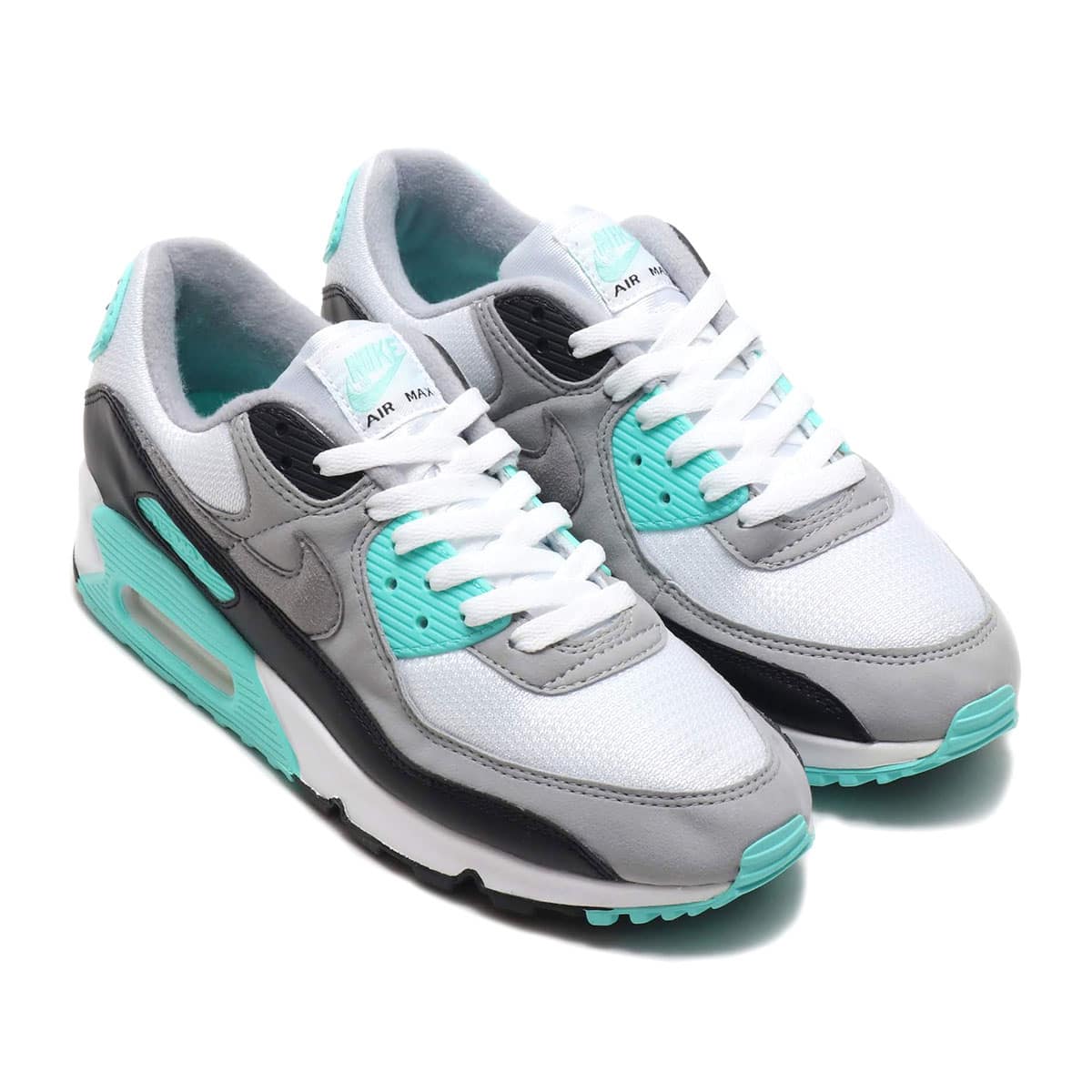NIKE AIR MAX 90 WHITE/PARTICLE GREY-HYPER TURQ-BLACK 20SP-S_photo_large