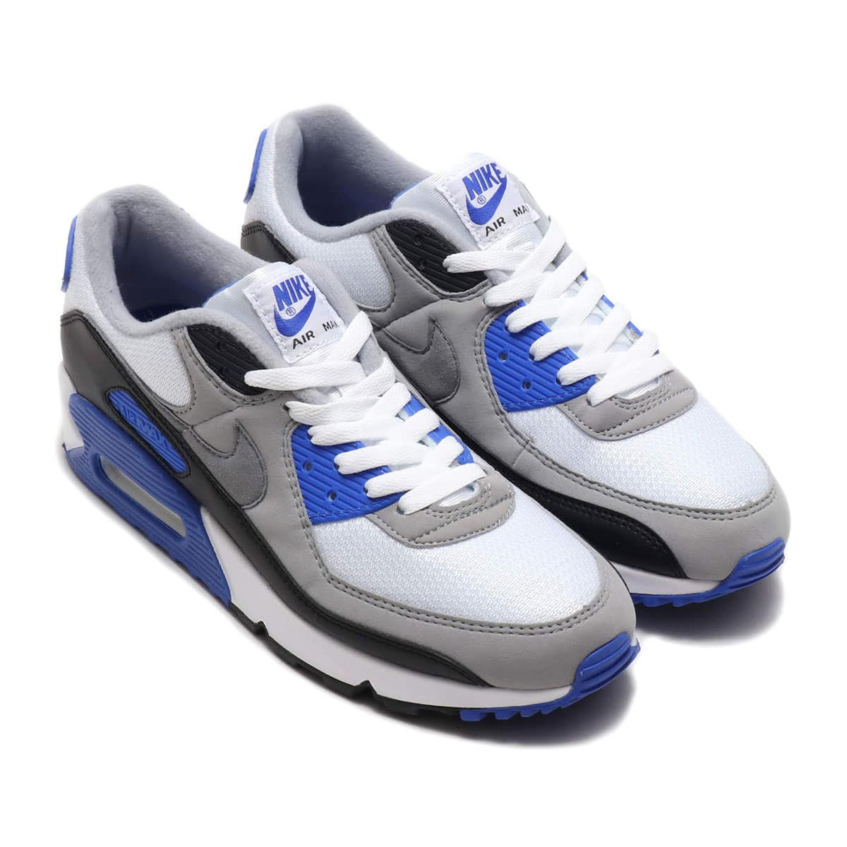 NIKE AIR MAX 90 WHITE/PARTICLE GREY-HYPER ROYAL-BLACK 20SP-S_photo_large