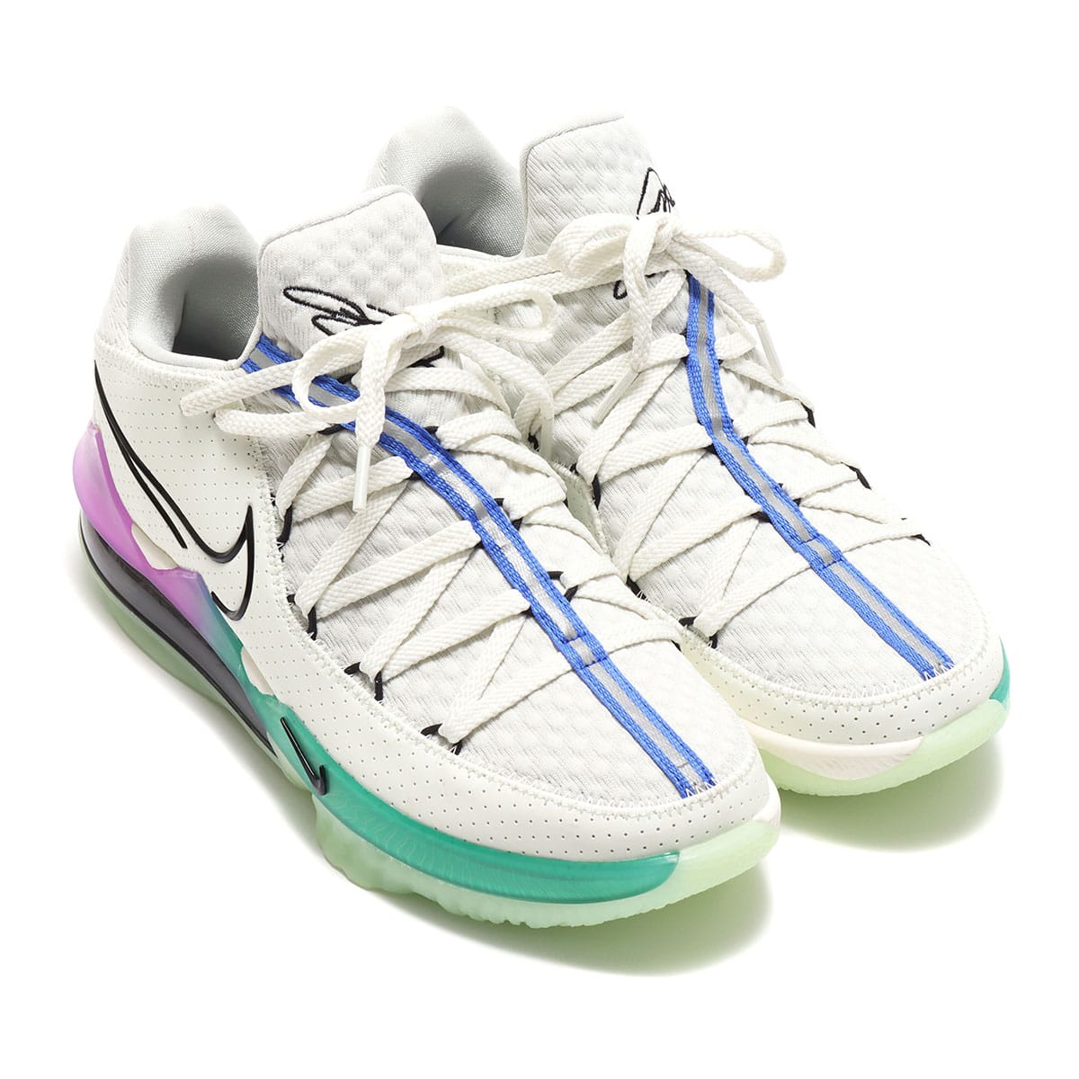NIKE LEBRON XVII LOW SPRUCE AURA/BLACK-RACER BLUE-SAIL 20FA-I_photo_large