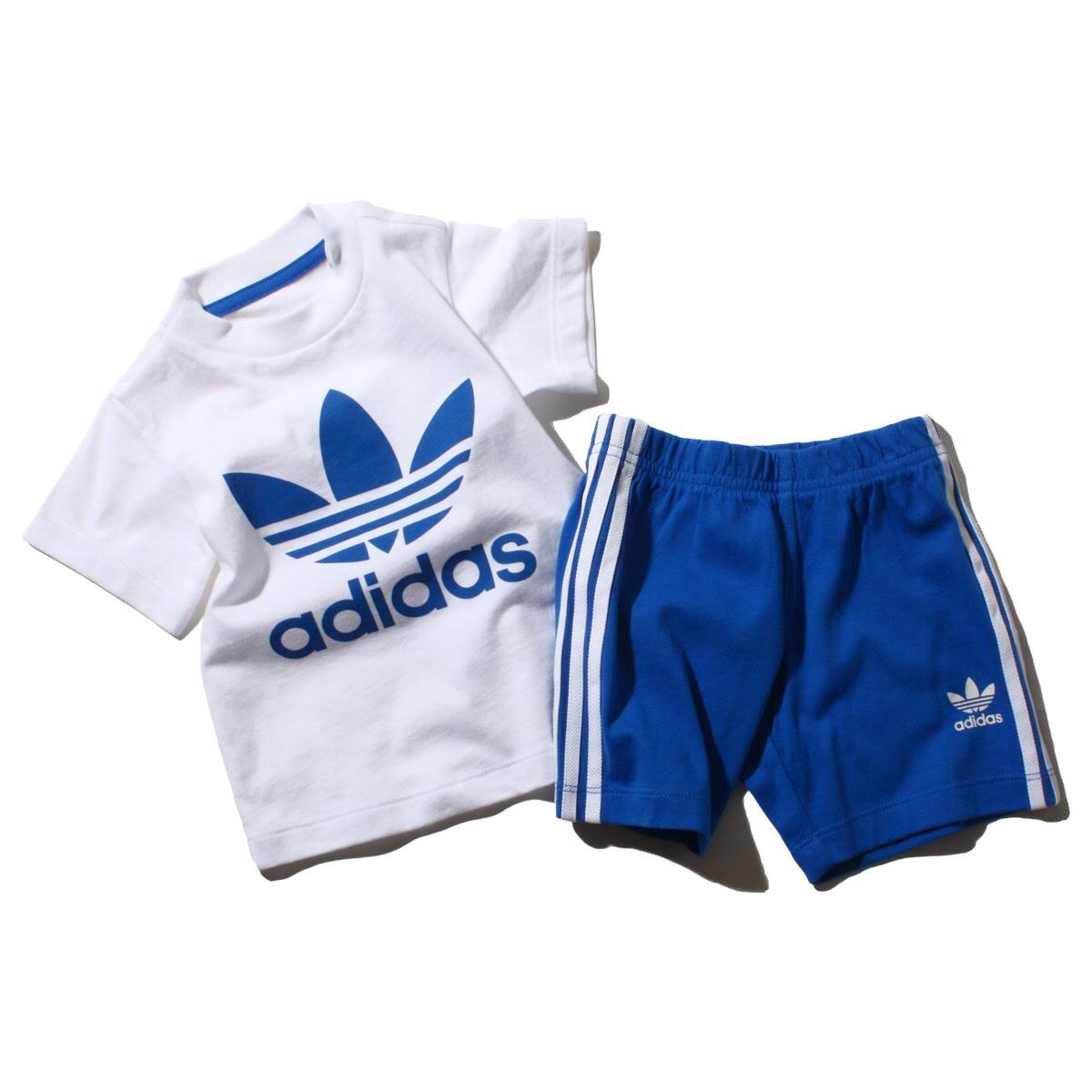 adidas short tee set