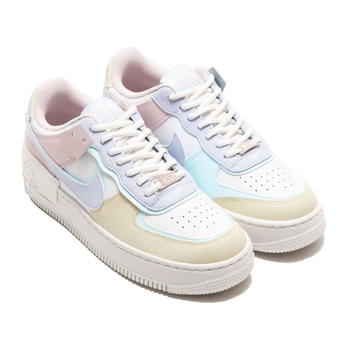 NIKE W AF1 SHADOW SUMMIT WHITE/GHOST-GLACIER BLUE-FOSSIL ...