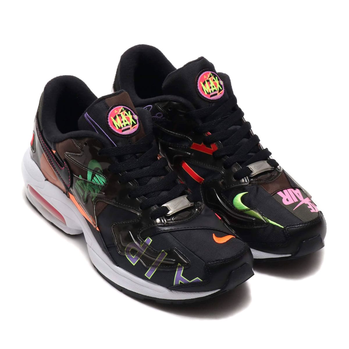 NIKE AIR MAX2 LIGHT QS BLACK BLACK RACER PINK 19SU S