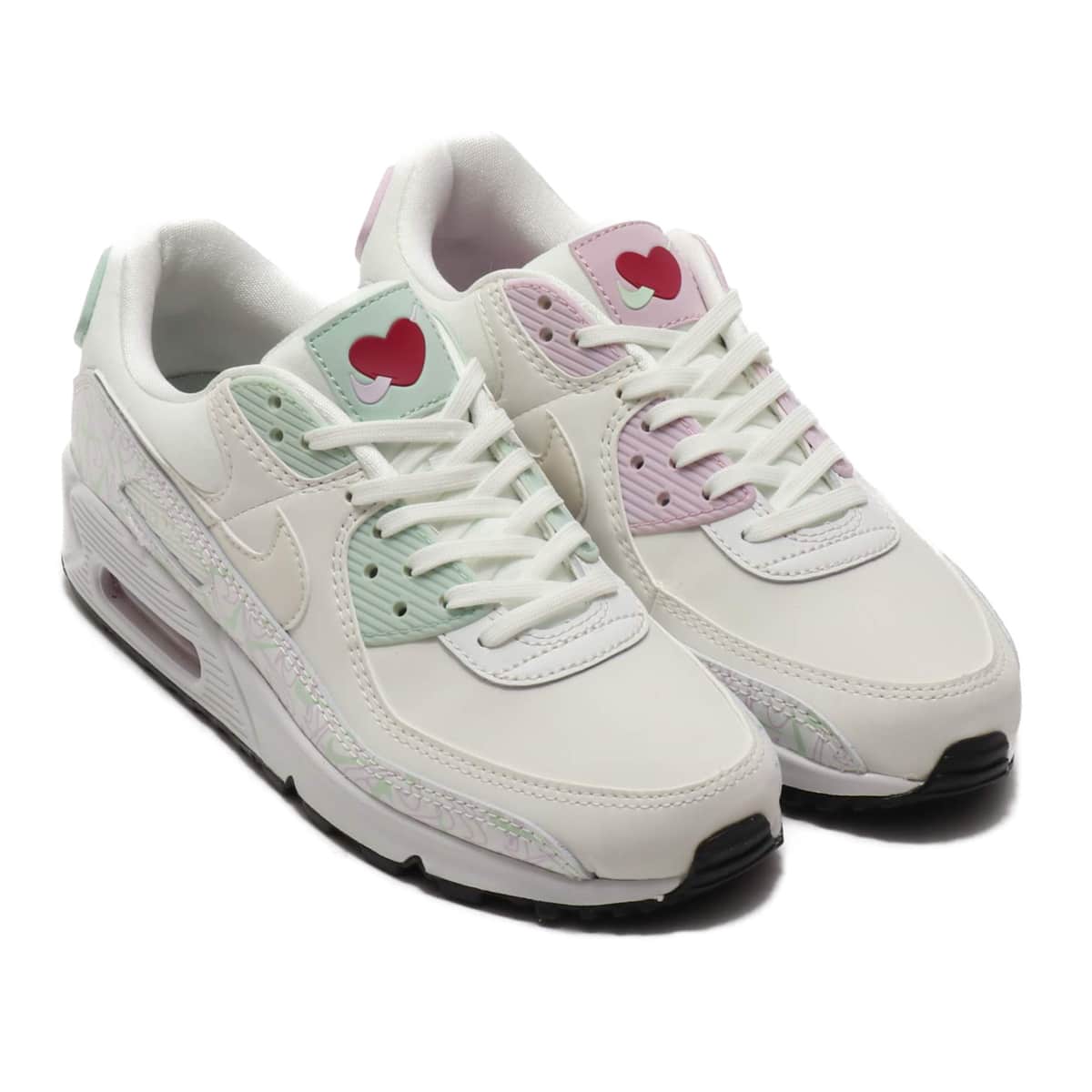 NIKE W AIR MAX 90 VDAY SUMMIT WHITE/SUMMIT WHITE 20SP-S_photo_large