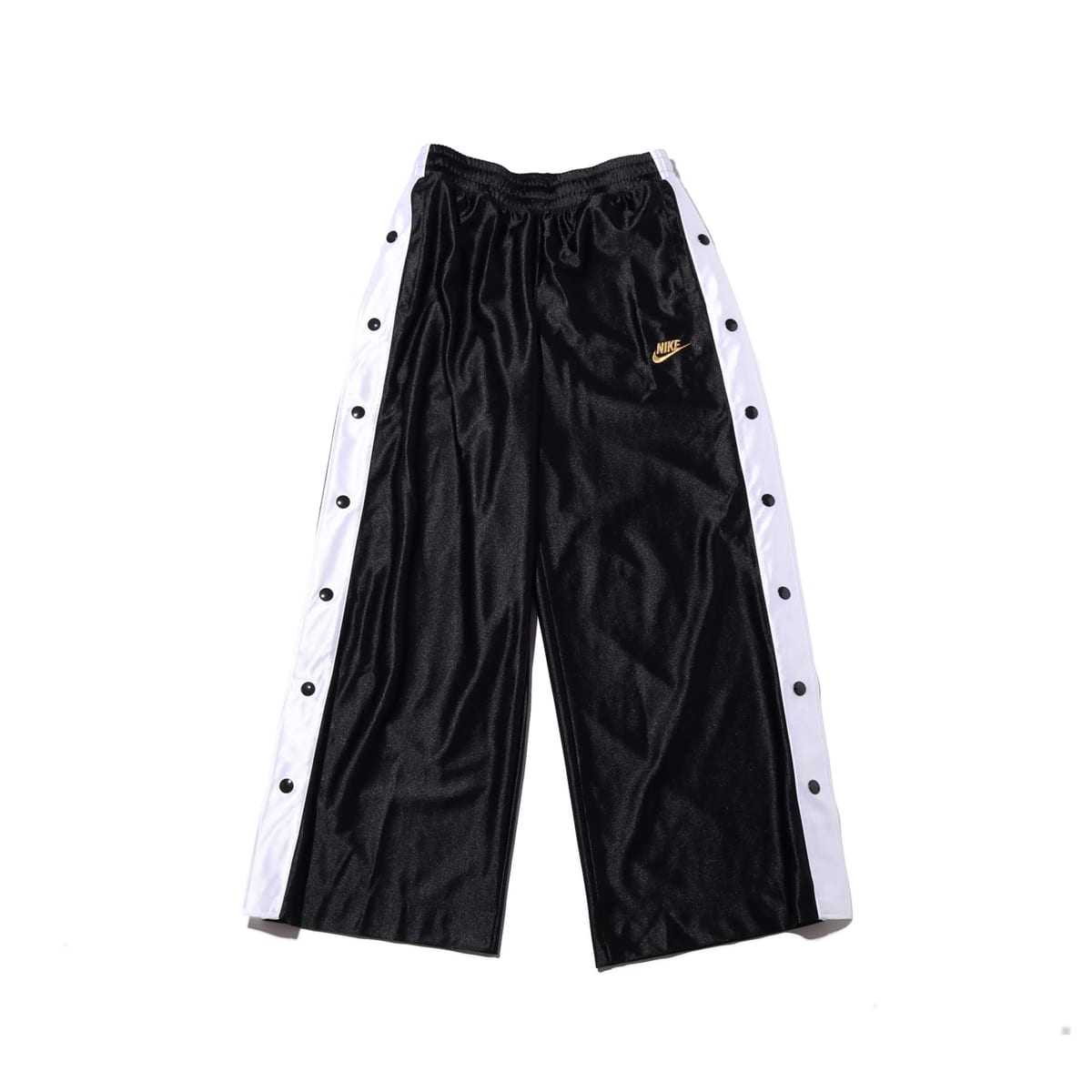 nike nylon colour block popper pants