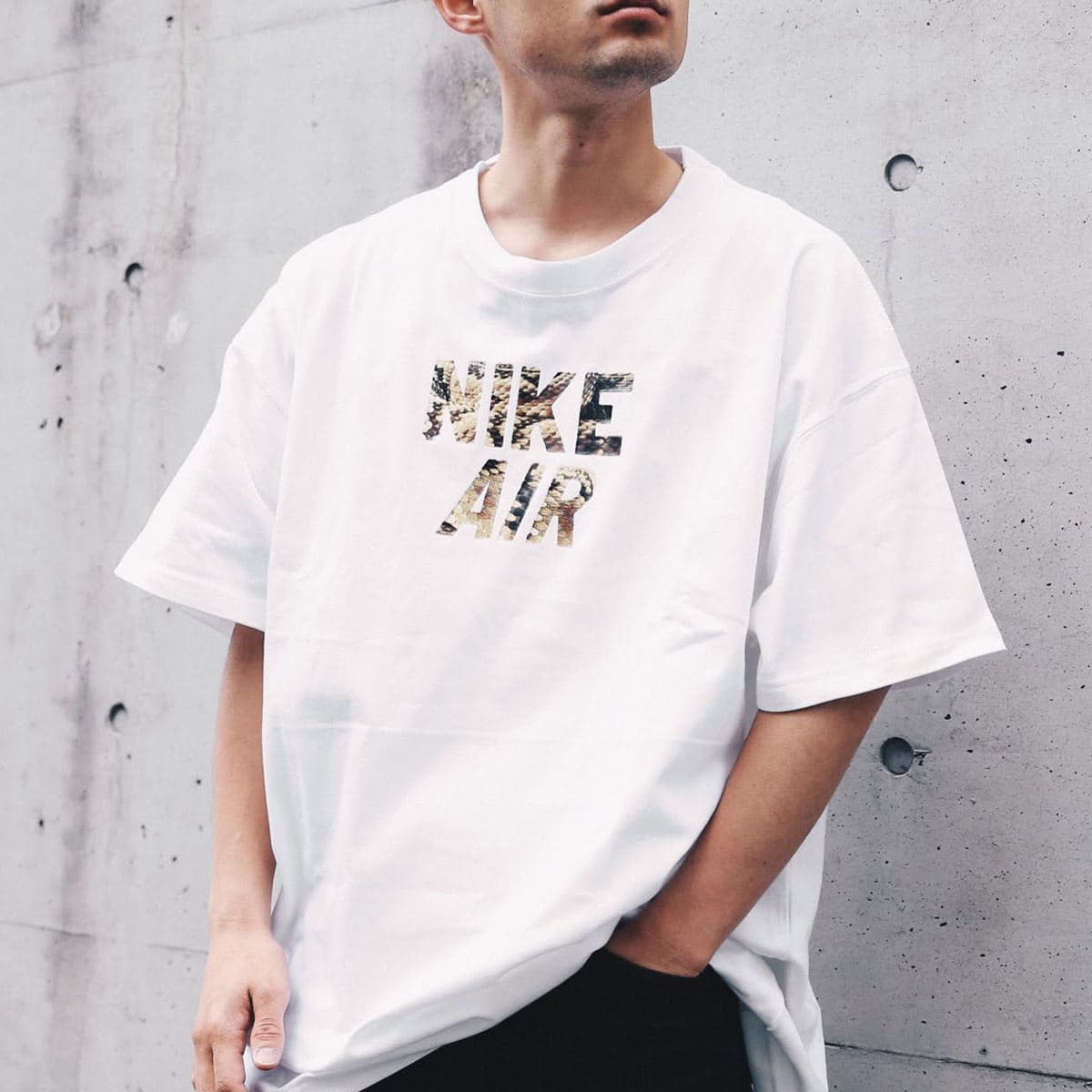 NIKE M NRG SS TEE AF1 SNAKE WHITE/MULTI COLOR 19SU-S_photo_large