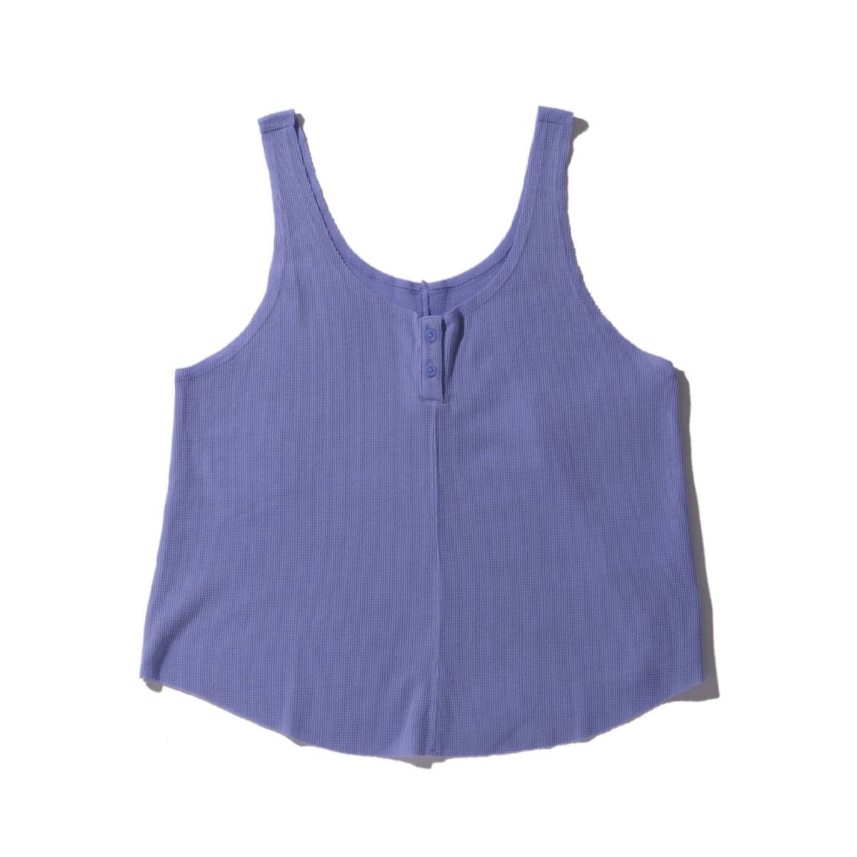NIKE AS W NK YOGA LUXE HENLEY TANK LIGHT THISTLE/SAPPHIRE 20SU-I_photo_large