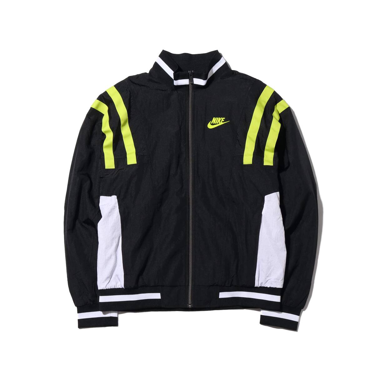 Nike As M Nsw Re Issue Jkt Wvn Black Bright Cactus White Bright Cactus sp I