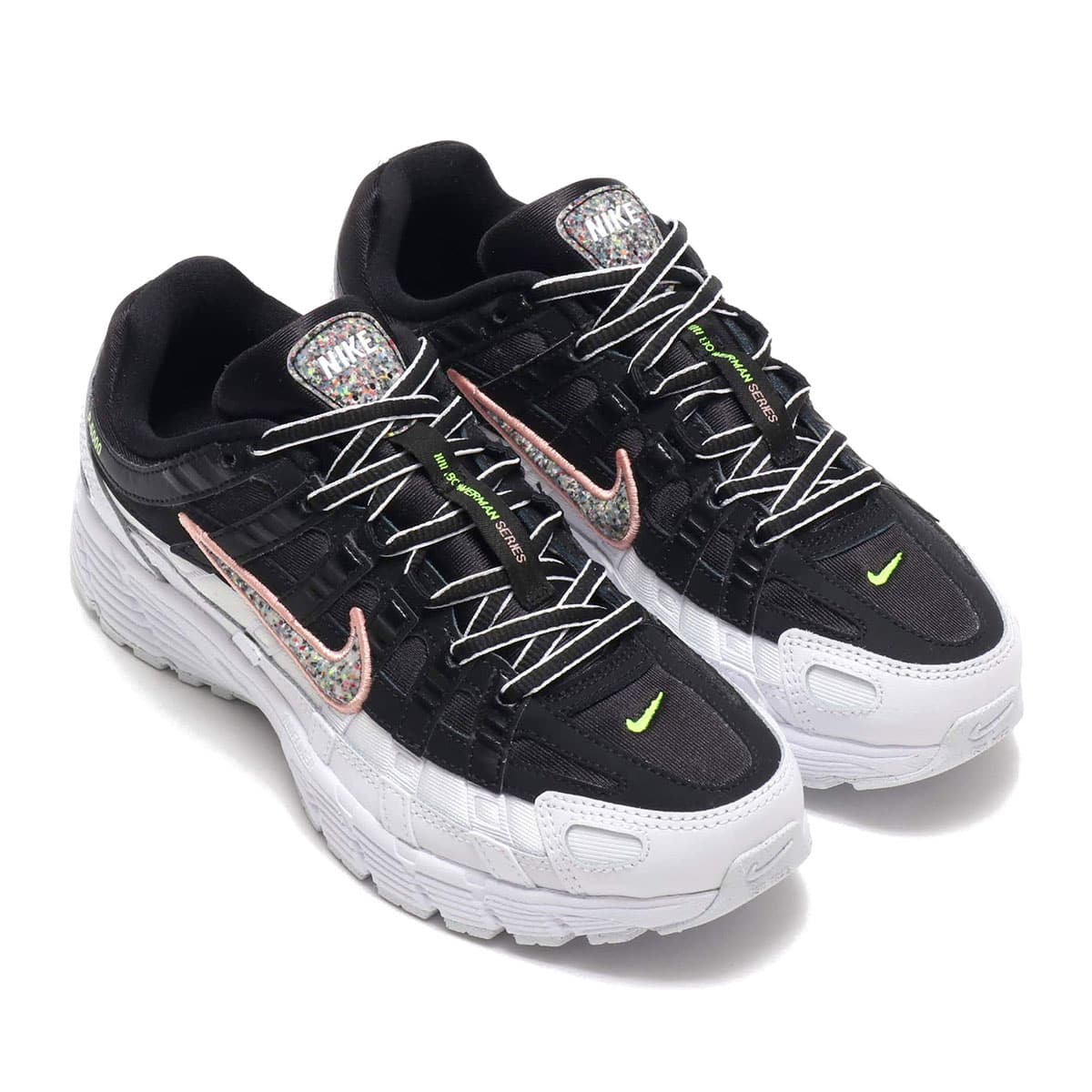NIKE W P-6000 SE BLACK/MULTI-COLOR-WHITE-CORAL STARDUST 19HO-I_photo_large