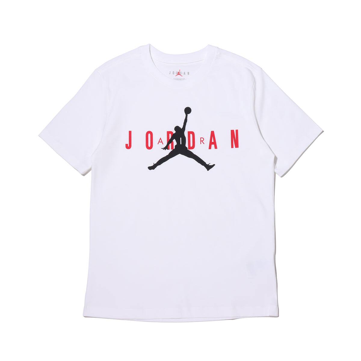JORDAN BRAND AS M J SS CTN JRDN AIR WRDMRK WHITE/GYM RED/BLACK 21SP-Iのメイン画像