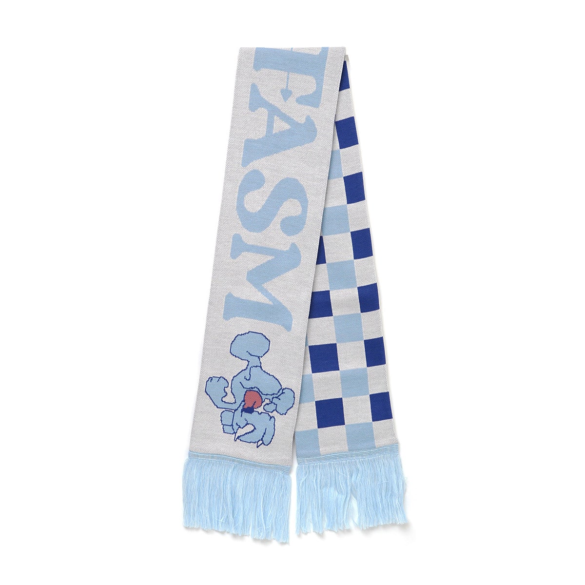 FACETASM x CPD Mr.SHIRAI CHECKER MUFFLER WHITE のメイン画像