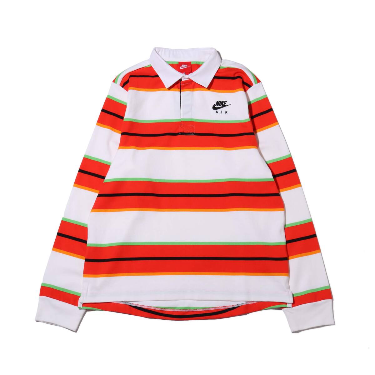 NIKE AS M NK RUGBY LS TOP WHITE/GREEN NEBULA 19HO-S_photo_large