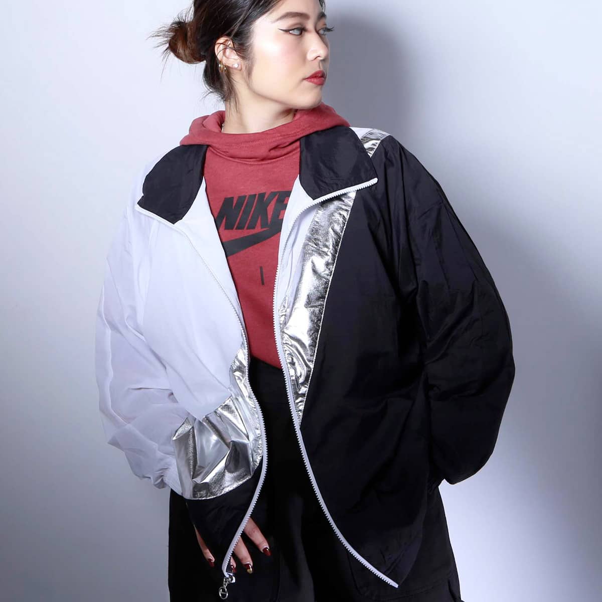 NIKE AS W NSW SWSH JKT WVN CB GEL BLACK 19HO-S_photo_large