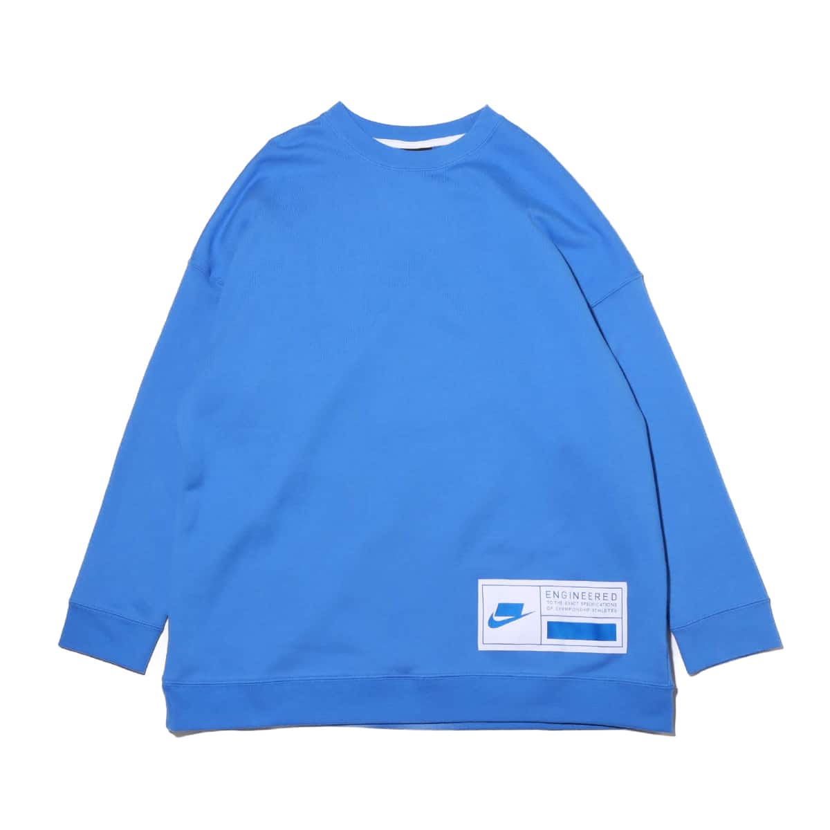 NIKE AS W NSW NSW FLC CREW OVERSIZE PACIFIC BLUE/WHITE/SOAR 20SP-S_photo_large