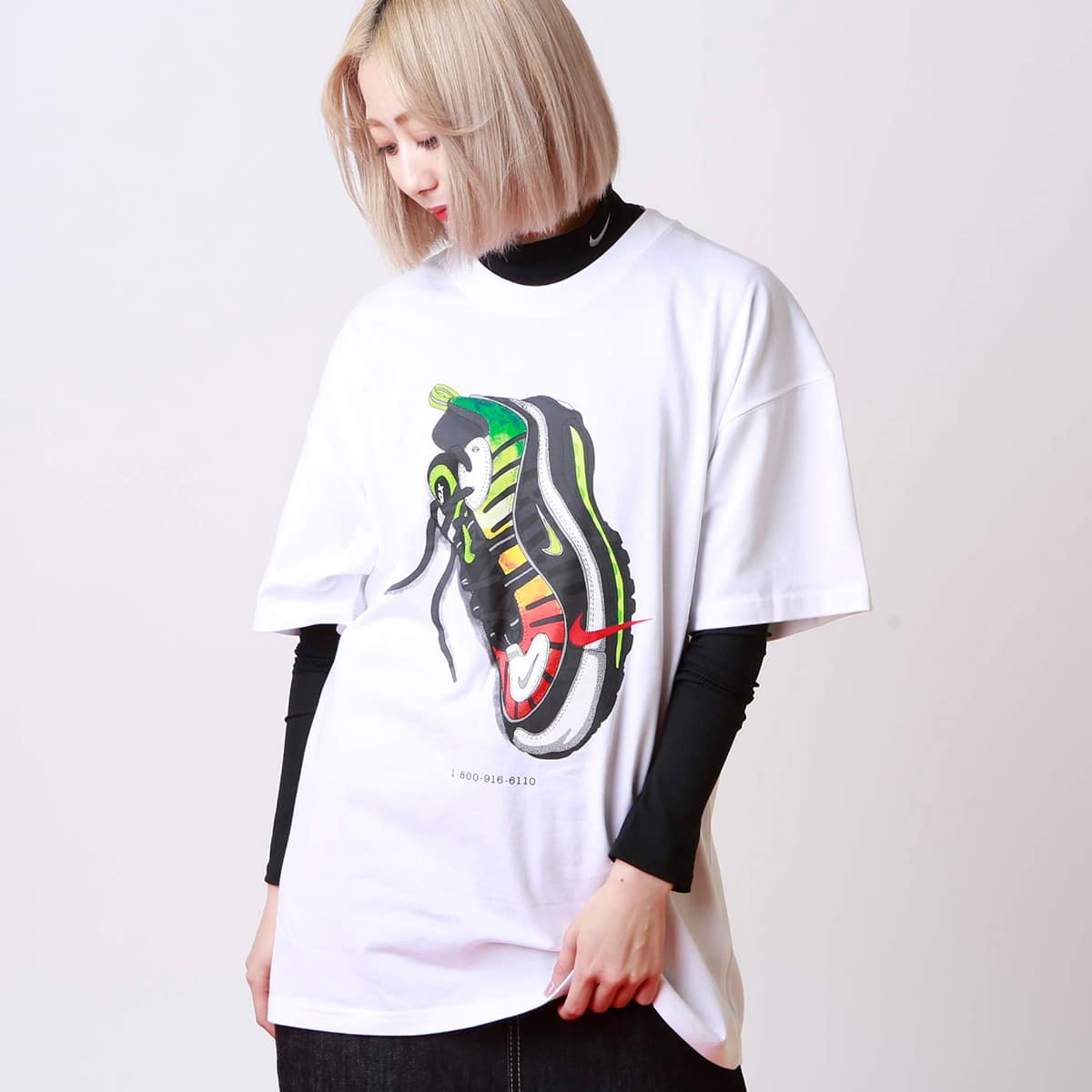 NIKE W NRG NXN SS TEE PD 98 WHITE/UNIVERSITY RED 19HO-S_photo_large