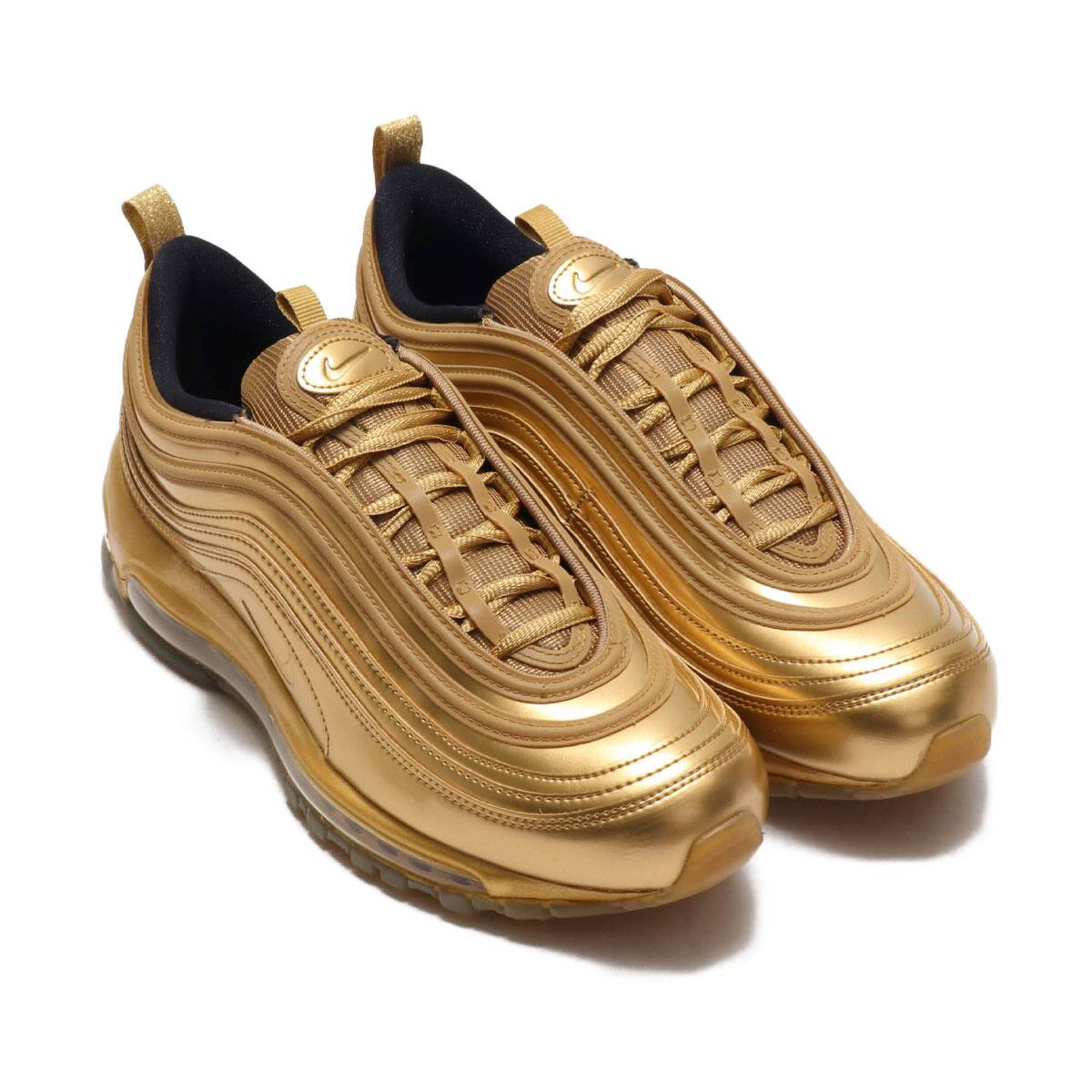 nike 97 gold black