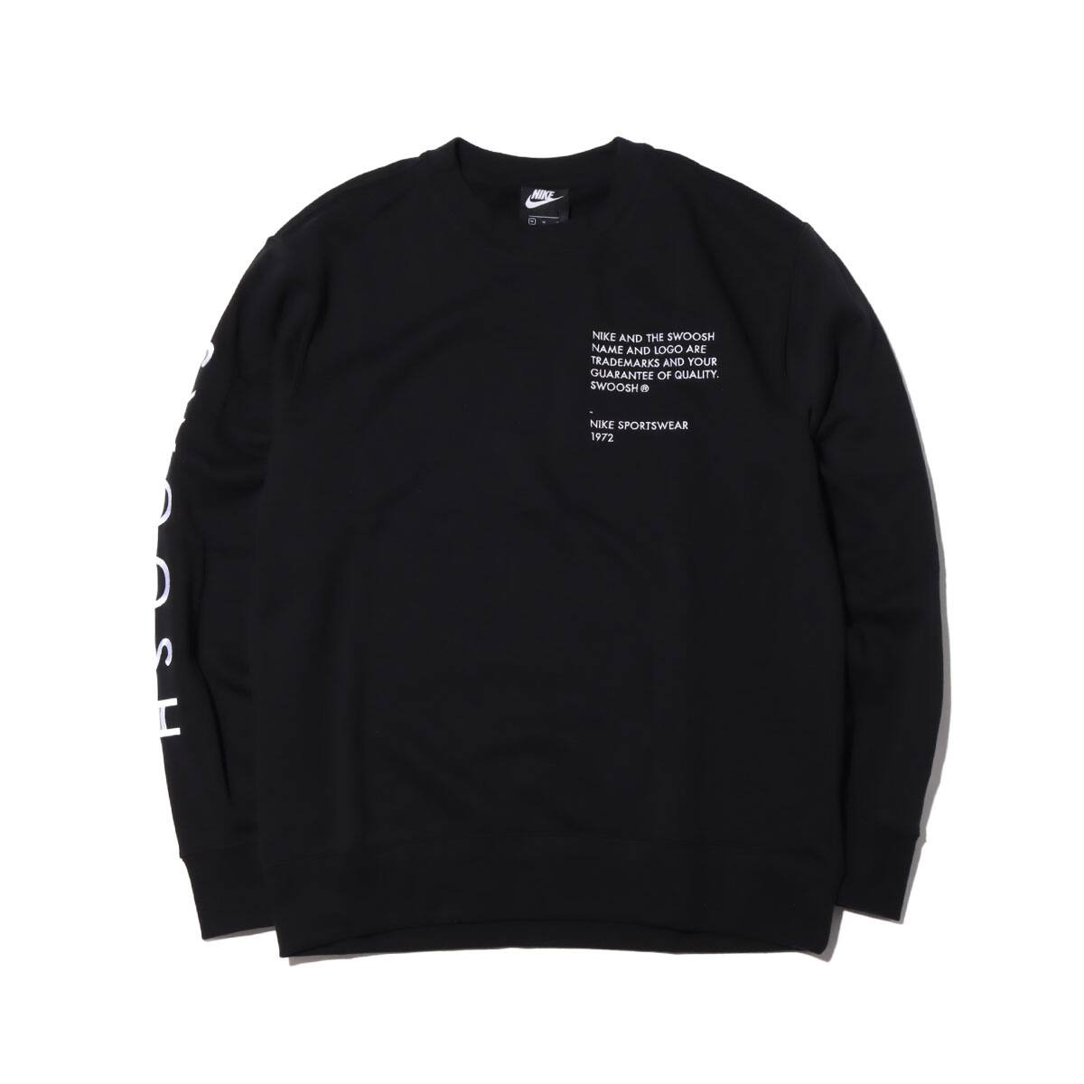 NIKE AS M NSW SWOOSH CREW SBB BLACK/WHITE 20HO-I_photo_large